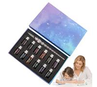 Generico Bolígrafo de inmersión de vidrio para arte - Juego de caligrafía cielo estrellado, bolígrafos de escritura artística en, instrumentos de tinta creativa | Elegante pluma de vidrio para