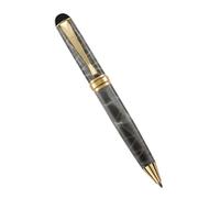 Genérico Bolígrafo giratorio de metal oscurecido con conocimiento de escritura y agarre ergonómico para uso en oficina Bolígrafo de oficina de metal permanente