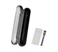 Genérico Bolígrafo multicolor con agarre cómodo, bolígrafos con sensores 4 en 1, útiles escolares para escritura diaria, Bolígrafo de Metal