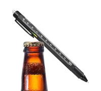 Genérico Bolígrafo Multifunción - 9 En 1 Gadget Con Luz LED - Bolígrafo Destornillador Con Destornillador, Nivel, Regla Y Abrebotellas,Para El Padre, El Novio, Esposo, En Navidad Y Cumpleaños