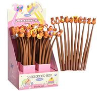 Genérico Bolígrafos Bonitos Para Niñas - 48 Piezas Bolígrafos Capibara con Movimiento | Pluma 0.5 mm Para Planificar Estudiar Tomar Apuntes Escuela Aula Trabajo