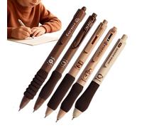 Genérico Bolígrafos de gel bonitos | 5 Piezas Punta 0,5 Mm Café Secado Rápido | Bonitos Bolígrafos Para Journaling,Para Niños Y Adultos, Escuela, Aula, Oficina, Tomar Apuntes Y Escribir