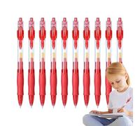 Generico Bolígrafos de punta fina, bolígrafos roller - Bolígrafos retráctiles para una escritura | para escritura suave de 10 unidades, bolígrafo de 05 mm para escribir, tomar notas, firmar, escuela