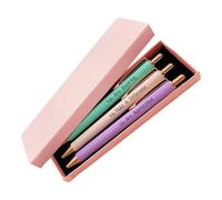 Genérico Bolígrafos para Mujeres,3 Piezas Motivacionales Novedosas de Escritura,Bolígrafos Decorativos de Mujeres - Para Amigos Oficinas Trabajo Compañeros Maestro Enfermera Cumpleaños Café