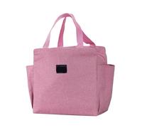 Genérico Bolsa Almuerzo Bolsa de Almuerzo portátil con Aislamiento térmico, Bolsa Caja, Bolso Enfriador, Bento, contenedor for Cena, Bolsas Almacenamiento Comida Escolar(Rose Red)