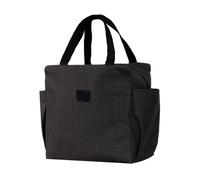 Genérico Bolsa Almuerzo Bolsa de Almuerzo portátil con Aislamiento térmico, Bolsa Caja, Bolso Enfriador, Bento, contenedor for Cena, Bolsas Almacenamiento Comida Escolar(Black)