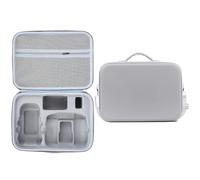 Genérico Bolsa de Almacenamiento de PU para dji Lito X1/Lito 1/RC 2/RC N3 - Estuche de Transporte con Correa de Hombro, Forro Amortiguador, Bolsa de Viaje Resistente a la Presión (Gris)