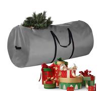 Genérico Bolsa De Almacenamiento para Árbol De Navidad - Tela, Bolsa Reforzada, Impermeable | Diseño Decremallera con Asas Desaco, Árboles Artificiales, Decoraciones Navideñas Y Almacenamiento De