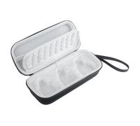 Genérico Bolsa de Almacenamiento Portátil Dura de EVA Adecuada para RODE Wireless GO II/GO 2 Sistema de Micrófono Inalámbrico Digital Compacto de Doble Canal Estuche de Viaje (White)