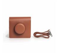 Genérico Bolsa de cámara Retro para Instax Wide EVO con Correa para el Hombro, Funda Protectora de Cuero PU Bolsa de Almacenamiento para Instax Wide EVO (Marrón)