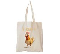 Genérico Bolsa De Con Diseño De Gallina - Bolso De Mano Divertido De Pollo | Bolsa De La Compra,para Enfermera Mujeres Hombres Maestro Viaje Playa Trabajo Escuela Residencia Gimnasio Compras