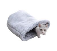 Generico Bolsa de dormir para gato, semienclosed Winter Pet Cat Bed, Warming Pad Sack For Cats, Soft Indoor Cats Bed, Autumn Kitten Leisure Mat, Cozy Cat Bed For Indoor Use, Comfortable Cat Sleeping