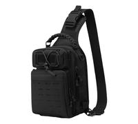 Generico Bolsa De Equipo De Pesca: Mochila De Equipo Reflectante Portátil | Oxford Fabric Storage Pack con Tirantes, Equipo De Pescado Al Aire Libre para Canoa, Kayak, Negro, riferimento Alla