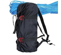 Generico Bolsa De Escalada | Bolsa De Almacenamiento Cuerdas,Gran Capacidad Equipo De Montañismo Ligero Ideal para Senderismo Viajes Deportes Verano Espeleología y Vela, Negro, riferimento alla