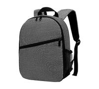 Generico Bolsa De Fotoc,Mochila DSLR De Viaje Impermeable Para Cámaras | Para Portátil Compacto Para, Cámara Para DSLR SLR, Gris, riferimento alla descrizione