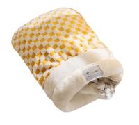 Genérico bolsa de gato - cesta caliente para gatos - nido de invierno grueso cálido y lavable para gatos gatitos interior al aire libre viaje descanso otoño invierno