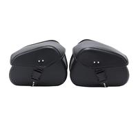 Genérico bolsa de moto impermeable con bloqueo de código, bolsillo de almacenamiento de gran capacidad 33cm de cuero sintético para vehículo eléctrico (2 unidades)