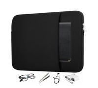 Genérico Bolsa De Portátil - Cubierta Impermeable Con Mango, Funda Protectora Ligera, Bolsa De Almacenamiento Duradera Para Tablet Cuaderno | Para Estudiantes Profesión, Negro , Se référer au