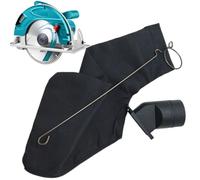 Genérico Bolsa De Recolección De Polvo De Sierra De Mitre - Bolsa De Polvo Circular Transparente Circular, Sensor De Polvo | Bolsa De Colector De Polvo Para Trabajar La Madera
