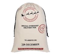 Genérico Bolsa de Regalo Grande de Navidad - Santa Sack, Bolsa de Almacenamiento de Lienzo | Holiday Goody, Bolso de Gran tamaño, Gran empaque aplicable para niños, Adulto