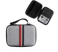 Genérico Bolsa de Viaje para Consola de Juegos portátil, Funda de Transporte para Miyoo Mini Plus/RG35XX, Funda de Transporte EVA para Accesorios de Juegos