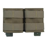 Genérico Bolsa Doble 5.56 con Insertos Internos, Funda Táctica MOLLE de Perfil Bajo Organizador para Cosplay Deporte Campaña(OD)
