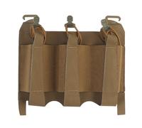 Genérico Bolsa Elástica Táctica Triple con G-Hooks, Panel Frontal Chaleco Funda Portaobjetos para Cosplay Deporte(CB)
