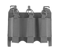 Genérico Bolsa Elástica Táctica Triple con G-Hooks, Panel Frontal Chaleco Funda Portaobjetos para Cosplay Deporte(WG)