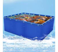 Genérico Bolsa Impermeable de PVC para estanques con válvula de Drenaje - Piscina Plegable de Lona para acuarios, Jardines y Suministro de Agua de Emergencia, Ideal para estanques y situaciones de se