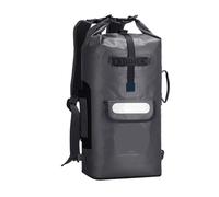 Genérico Bolsa Impermeable for Mujeres y Hombres, Mochila Seca for Deportes, Kayak, Playa, canotaje, barranquismo(Black,30L)