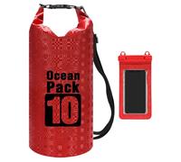 Genérico Bolsa Impermeable | Funda Estanca - Mochila Ligera De Cierre Enrollable para Senderismo Camping Natación Y Actividades Al Aire Libre