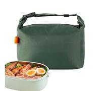 Genérico Bolsa Isotérmica - Trabajo para Almuerzo Porta Plegable - Bolsa De Almuerzo Aislada con Papel De Aluminio Impermeable Y A Prueba De Fugas para Picnic Playa Escuela Senderismo Acampada Diario