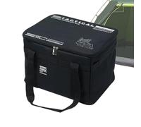 Generico Bolsa Organizador para Camping | Bolsa De Duffle Aislada Para Senderismo | Solución Impermeable De Transporte Para Equipos De Cocina Para Tiendas Viaje Picnic Senderismo Y Aventura, Negro
