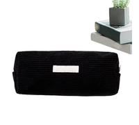 Generico Bolsa organizadora de pana de pana para lápices, bolsa organizadora de papelería de pana y bolsa lavable para la escuela, el trabajo o viajes, Negro , riferimento alla descrizione,