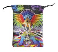 Genérico Bolsa Para Cartas De Tarot | Para Runes, Dados, Cristales Y Joyas | Almacenamiento para Dados y Cristales de Adivinación para Principiantes y Niños
