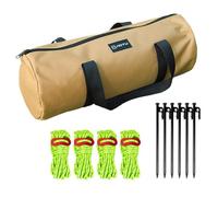 Generico Bolsa para della, bolsa de control de camping al aire libre casa | Bolsa para postes portátiles de camping, bolsa para uñas en para accesorios de senderismo