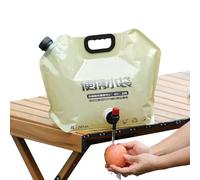 Generico Bolsa para el agua plegable | Dispensador de agua de camping de 8 litros | Contenedor reutilizable para transporte de agua para coche, picnic, viajes, senderismo, barbacoa, camping