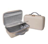 Genérico Bolsa para Impresora fotográfica para Liene M100 Impresora de Fotos Sticker Mini, Estuche de Almacenamiento para Papel fotográfico con Forro de Terciopelo Suave y Bolsillo de Malla (Caqui)