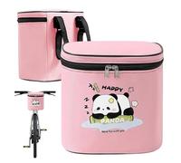 Genérico Bolsa para Manillar De Bicicleta Infantil | Bolso Frontal para Manubrio De Bici | Impermeable Liberación Rápida Múltiples Bolsillos Reflectante Niños Niñas Exterior Escolar Ciclismo