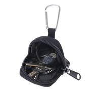 Genérico - Bolsa para monedero, pequeño cinturón para hombre, bolso pequeño para cinturón ligero de tela Oxford, cartera portátil, bolsa de moneda, bolsa de almacenamiento para , Negro , Se
