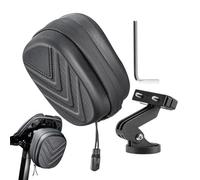 Generico Bolsa para sillín de bicicleta | Bolsas de sillín para ciclismo con compartimento bajo sillín, carcasa rígida impermeable, organizador unisex para ciclismo urbano, carretera y montaña