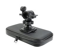 Generico Bolsa para soporte de teléfono de moto - Soporte para teléfono | Manillar giratorio con protector impermeable para guardar el dispositivo de forma segura y fácil acceso a la pantalla