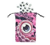 Generico Bolsa para Tarot | Bolsa con cordón para joyas y dados | Organizador protector impreso para barajas | Ideal para adolescentes adultos apasionados noches de juego viajes y reuniones