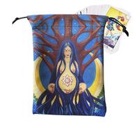 Genérico Bolsa Para Tarot, Estuches de Joyería con Cordón, Almacenamiento De Cristales Y Joyas Mazo De Adivinación Para Principiantes Y Niños Hogar Halloween