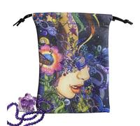 Genérico Bolsa Para Tarot,Organizador Para Cartas Con Bolsillos De Almacenamiento - Portaobjetos Para Dados, Joyas Y Cristales Para Casa Y Principiantes