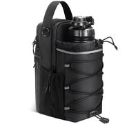 Genérico Bolsa Porta Botella - Soporte Magnético | Bandolera Deportiva Fitness con Correa Ajustable Y Bolsillo para Móvil | Funda Impermeable Antifugas para Gimnasio Y Senderismo