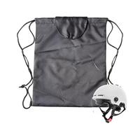 Generico Bolsa porta casco para moto | Bolsa con cierre de cordón para casco | Mochila impermeable multiusos para senderismo, viajes, camping, ciclismo y carreras con casco rígido seguro, Pequeño