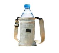 Genérico Bolsa Portabotellas - Funda para Botella de Agua con Correa Ajustable - Funda Portátil Impermeable Ajustable Resistente y Estilosa para Gimnasio, Viaje, Camping, Running