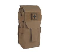 Genérico Bolsa Primeros Auxilios Táctica Saco Médico Vertical, Diseño Desmontable Cortado Láser MOLLE para Cosplay Deporte Campo(CB)