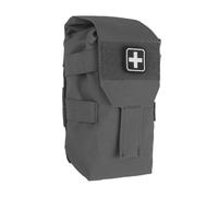 Genérico Bolsa Primeros Auxilios Táctica Saco Médico Vertical, Diseño Desmontable Cortado Láser MOLLE para Cosplay Deporte Campo(WG)